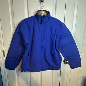 Zync Blue Fleece Lined size M  coat New in bag without tag/Water resistant